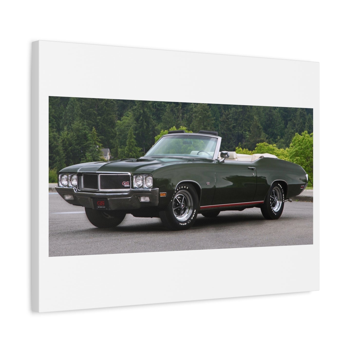 Classic 1970 Buick Skylark GS455 Stage 1 Muscle Car Convertible Canvas