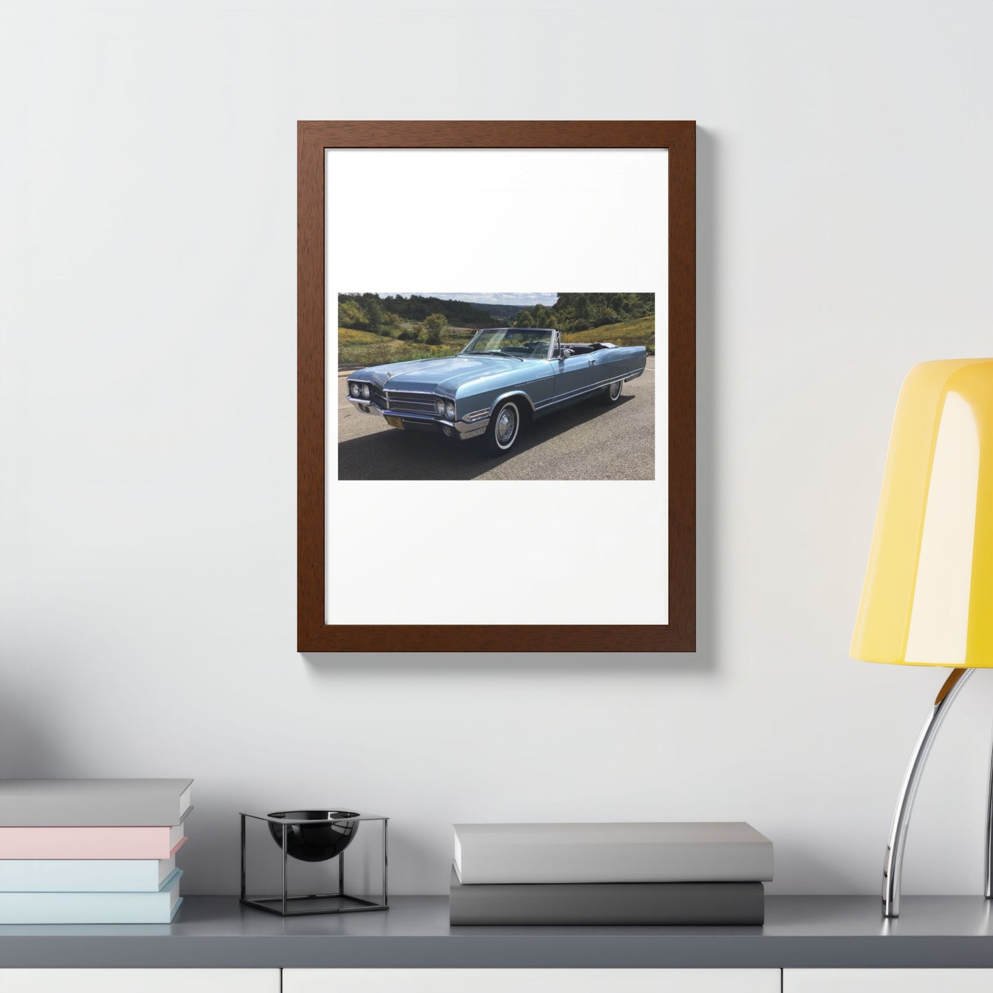Classic 1965 Buick Electra 225 Convertible Framed Poster | Vintage Automobile Wall Art