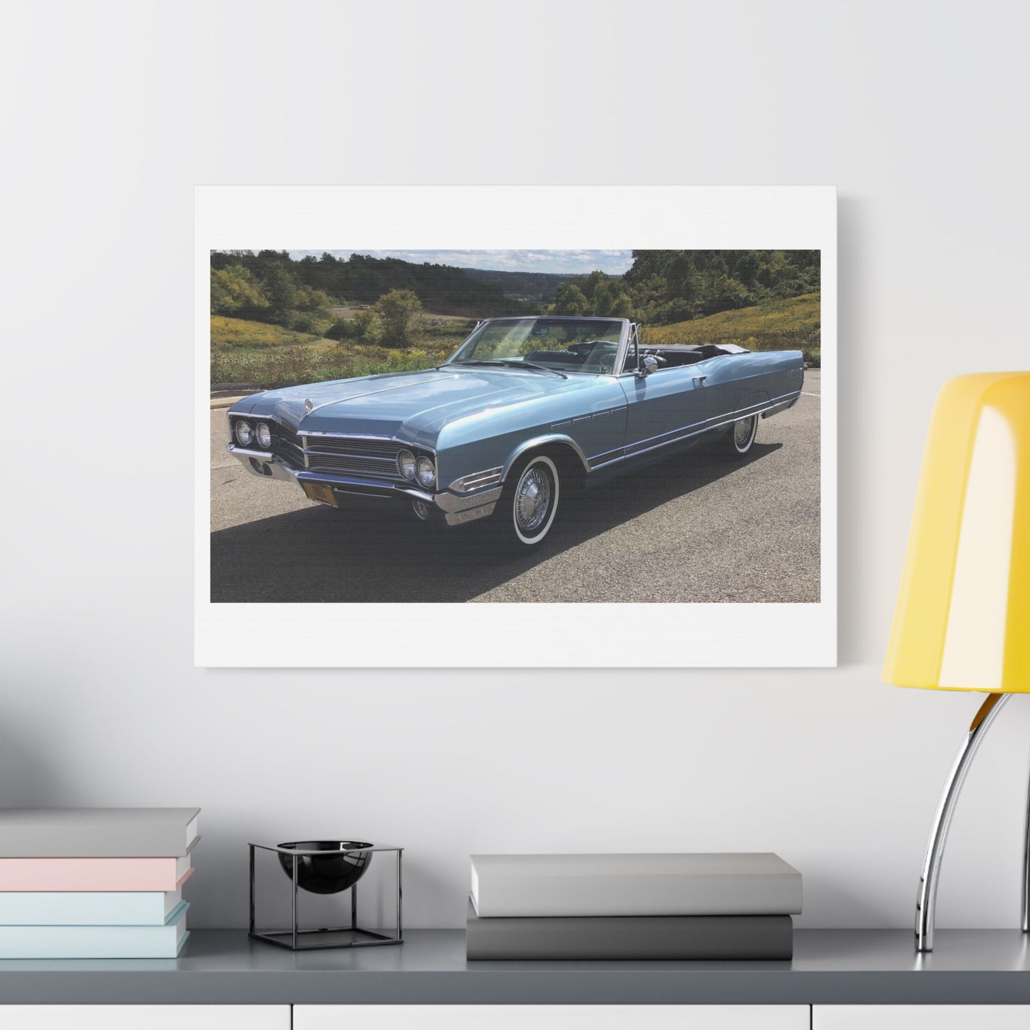 Vintage 1965 Buick Electra 225 Convertible Classic Car Satin Canvas