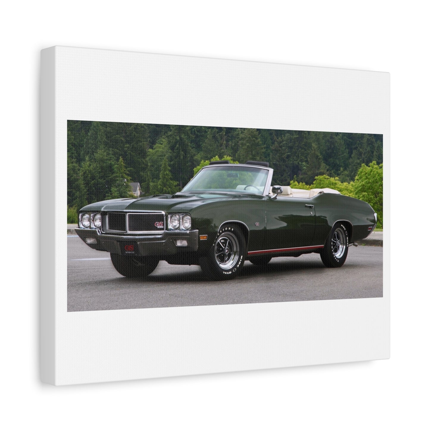 Classic 1970 Buick Skylark GS455 Stage 1 Muscle Car Convertible Canvas