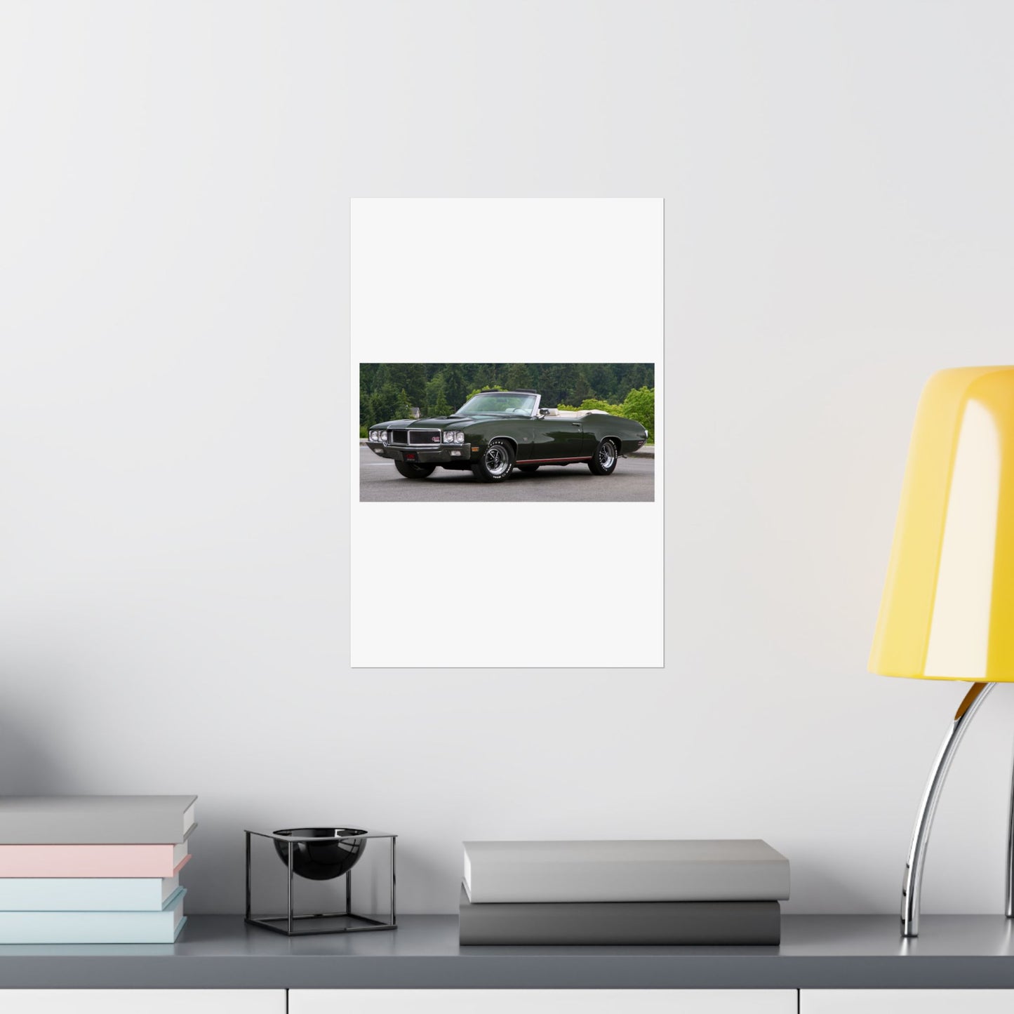 Classic 1970 Buick Skylark Stage 1 Convertible Poster | Satin Poster (210gsm)