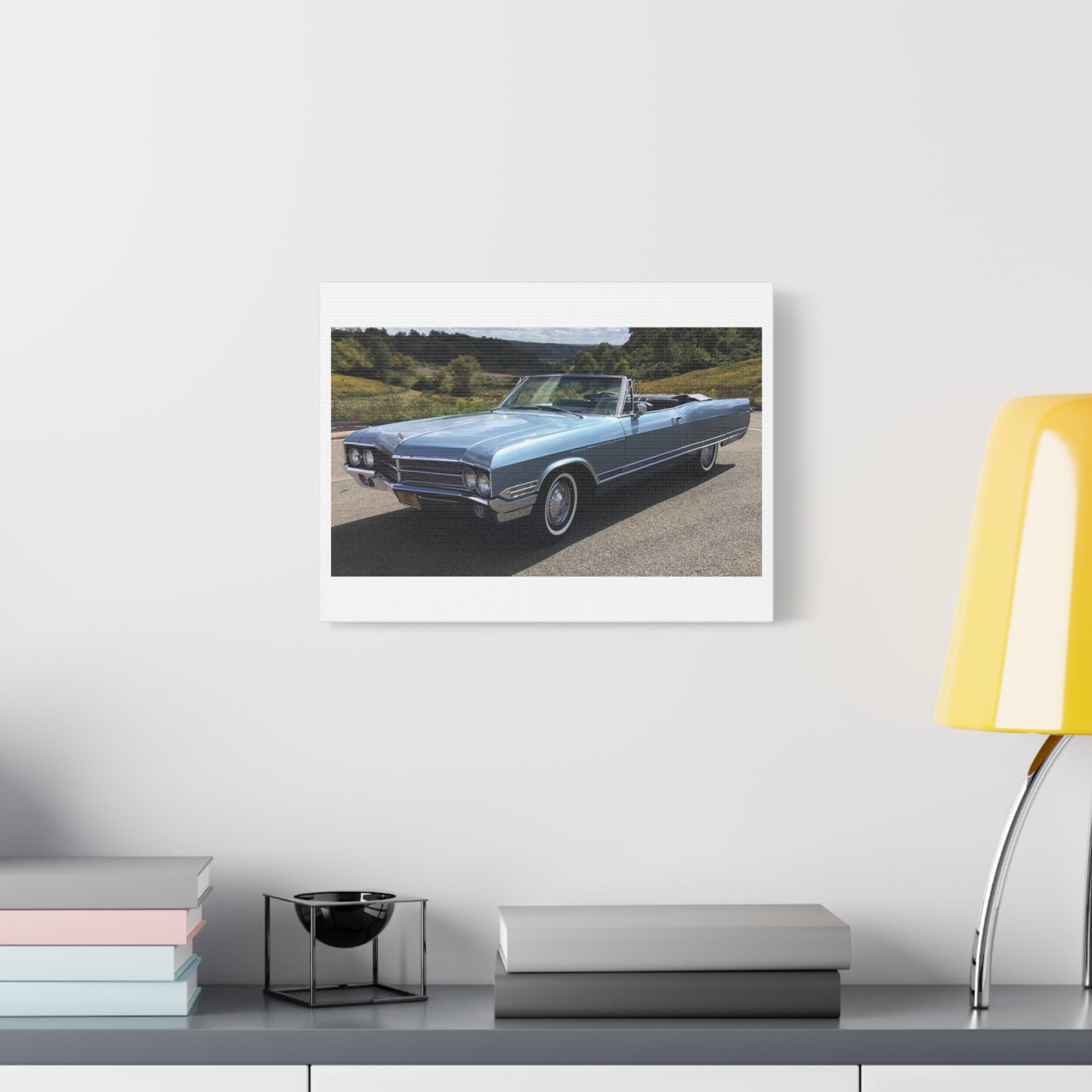 Vintage 1965 Buick Electra 225 Convertible Car Canvas, Matte Stretched Canvas