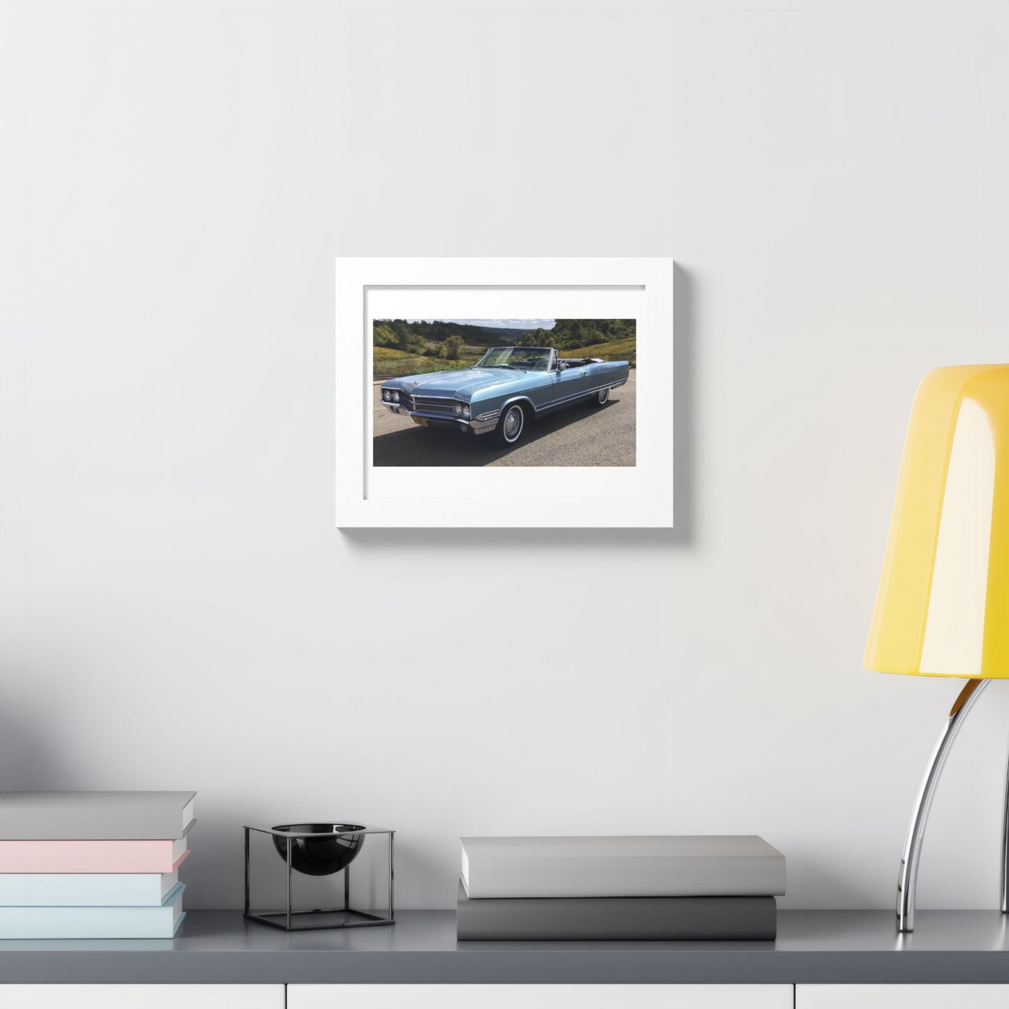 Classic 1965 Buick Electra 225 Convertible Framed Poster | Vintage Automobile Wall Art