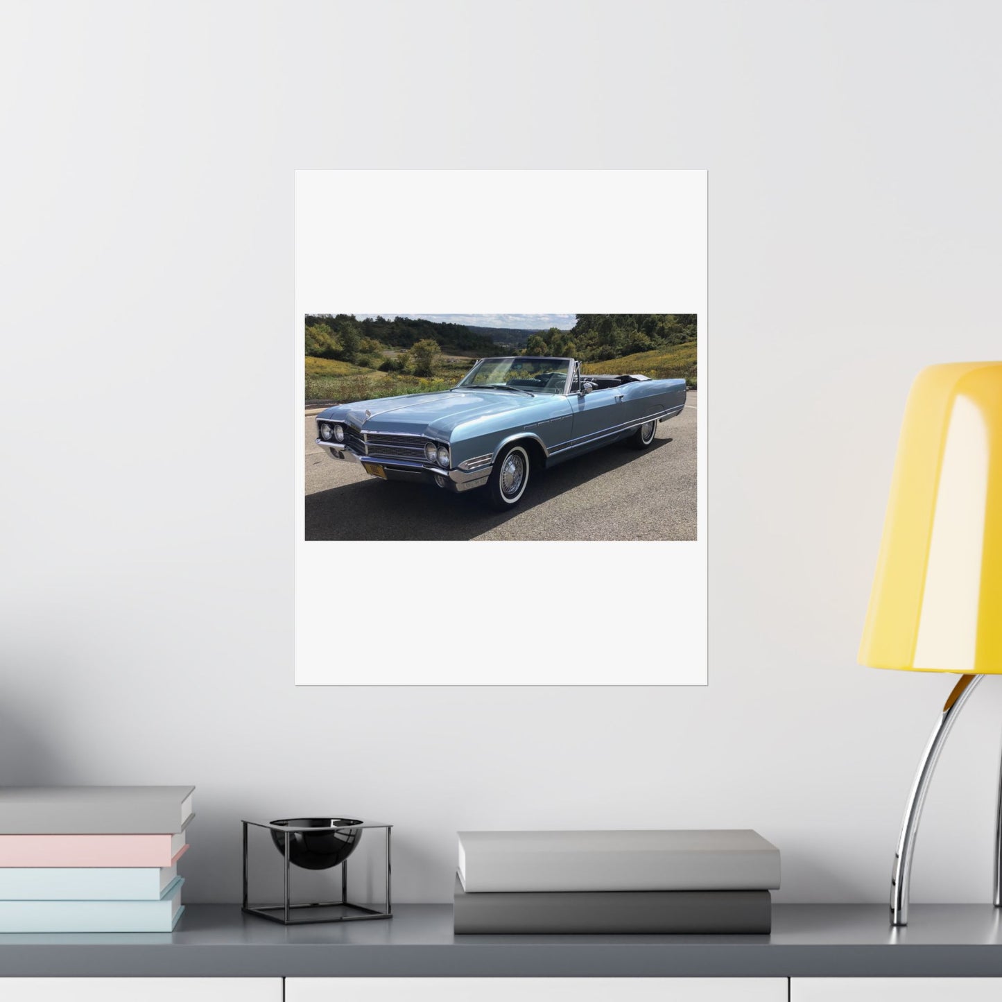 Vintage 1965 Buick Electra 225 Convertible Classic Car Poster | Satin Poster 210gsm
