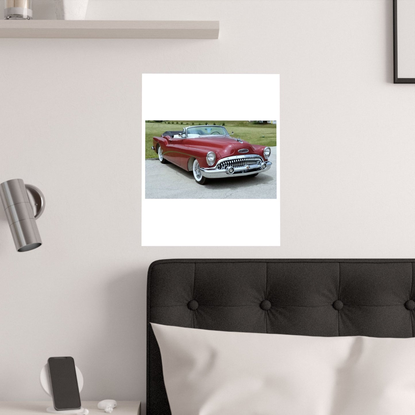 Classic 1953 Buick Roadmaster Convertible  Satin Poster