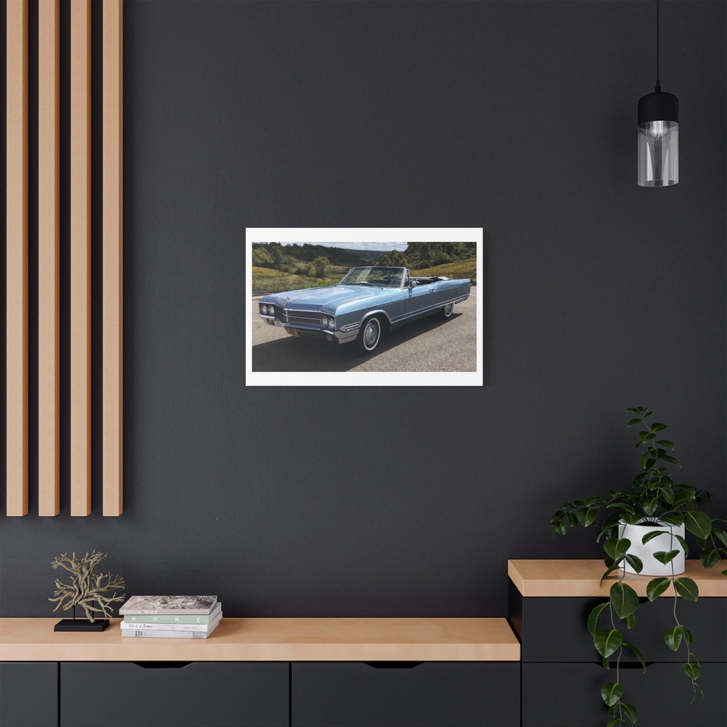 Vintage 1965 Buick Electra 225 Convertible Classic Car Satin Canvas