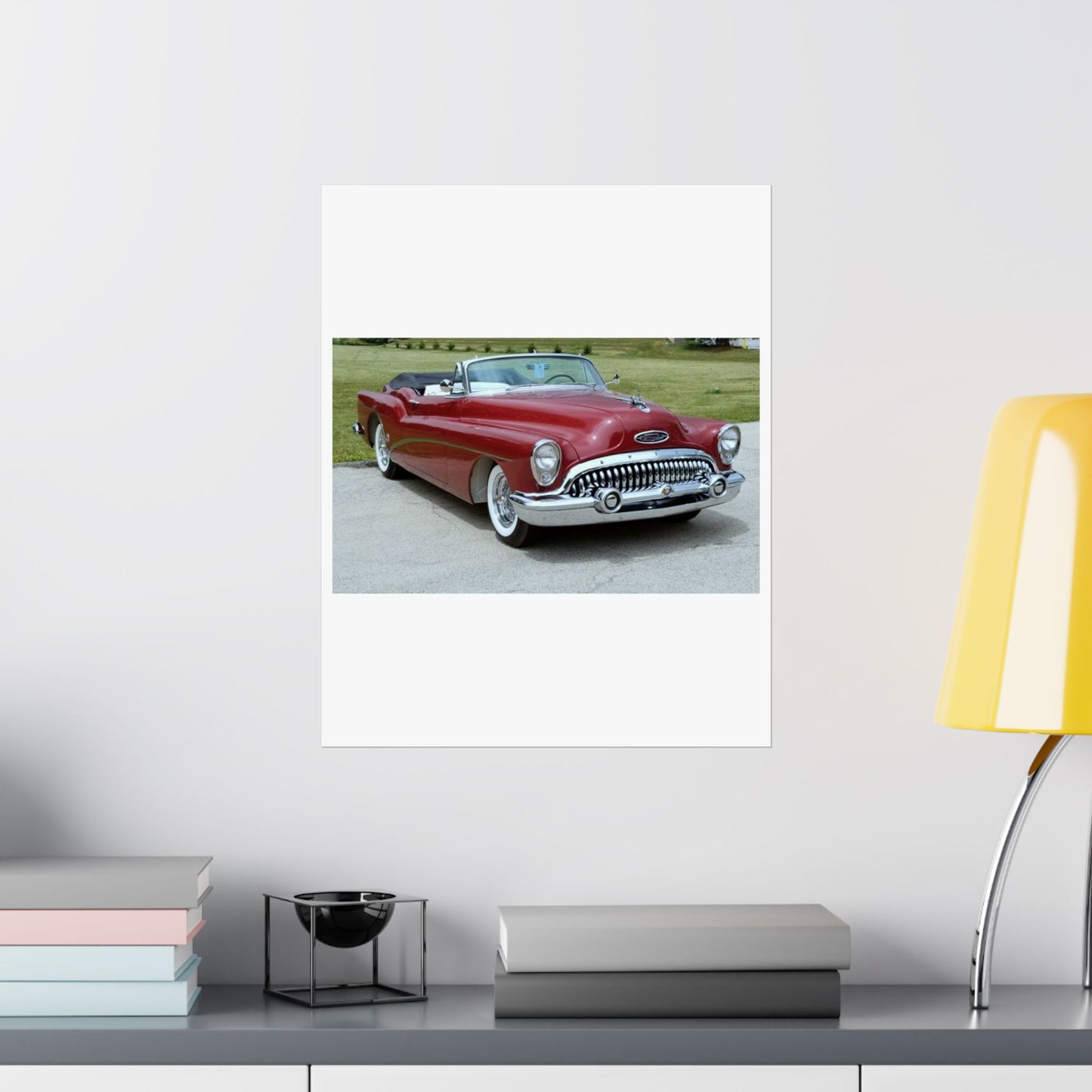 Classic 1953 Buick Roadmaster Convertible  Satin Poster