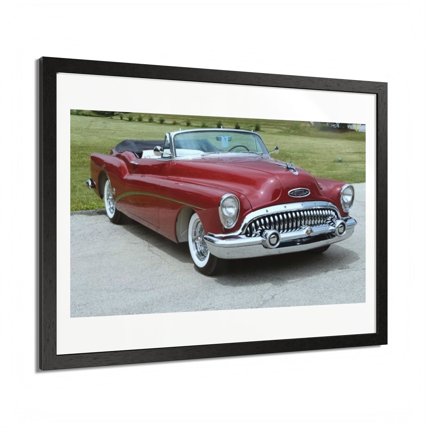Vintage 1953 Buick Roadmaster Convertible Poster | Framed Poster