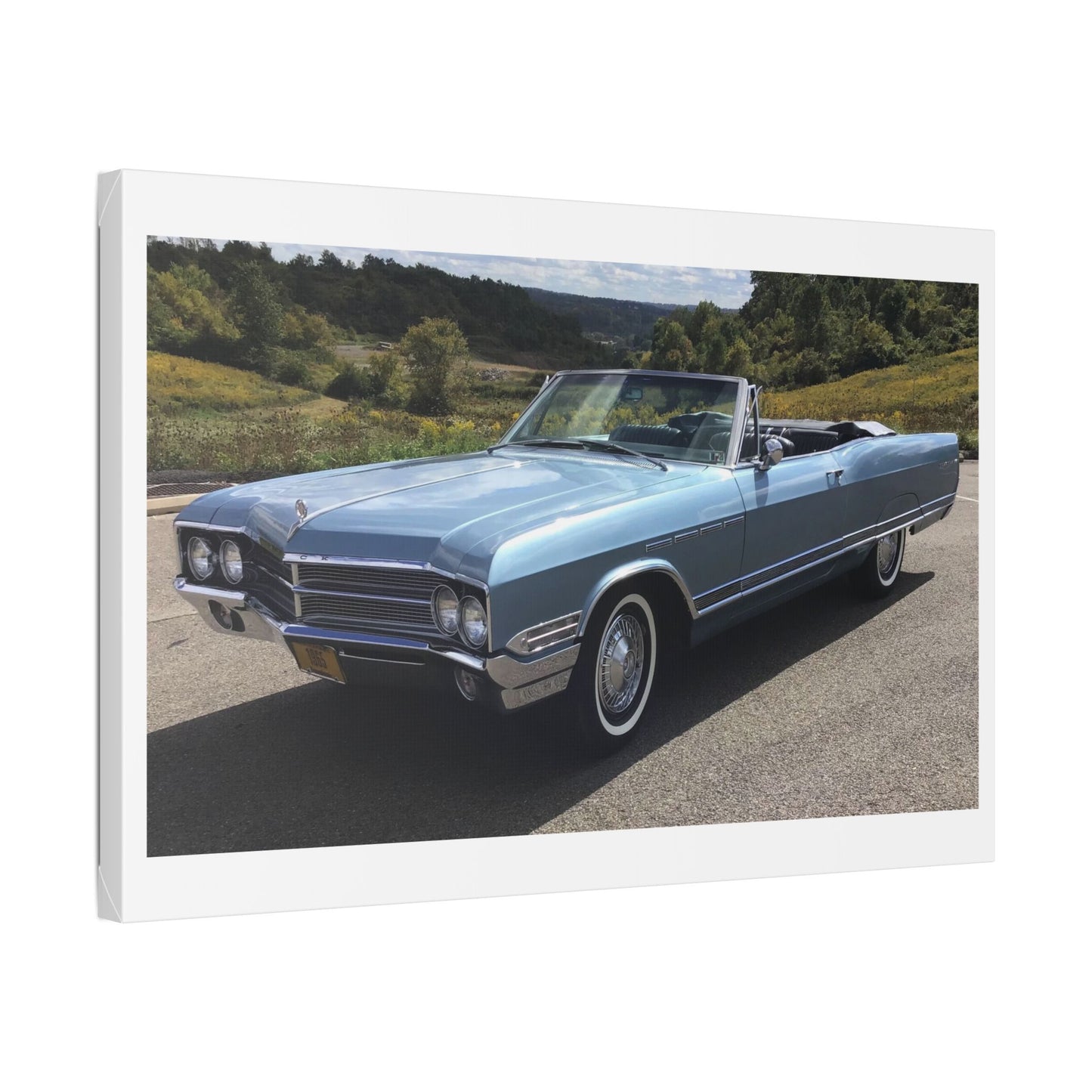 Classic 1965 Buick Electra 225 Convertible Car Canvas | Stretched Canvas Wall Art