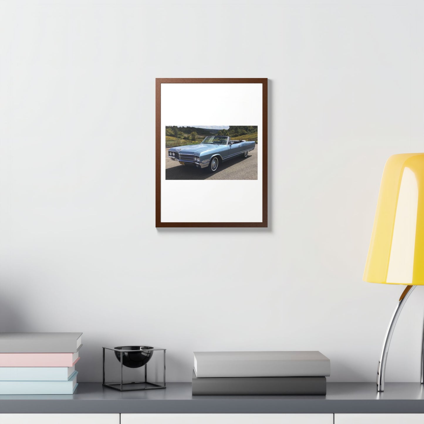 Classic 1965 Buick Electra 225 Convertible Framed Poster | Vintage Automobile Wall Art