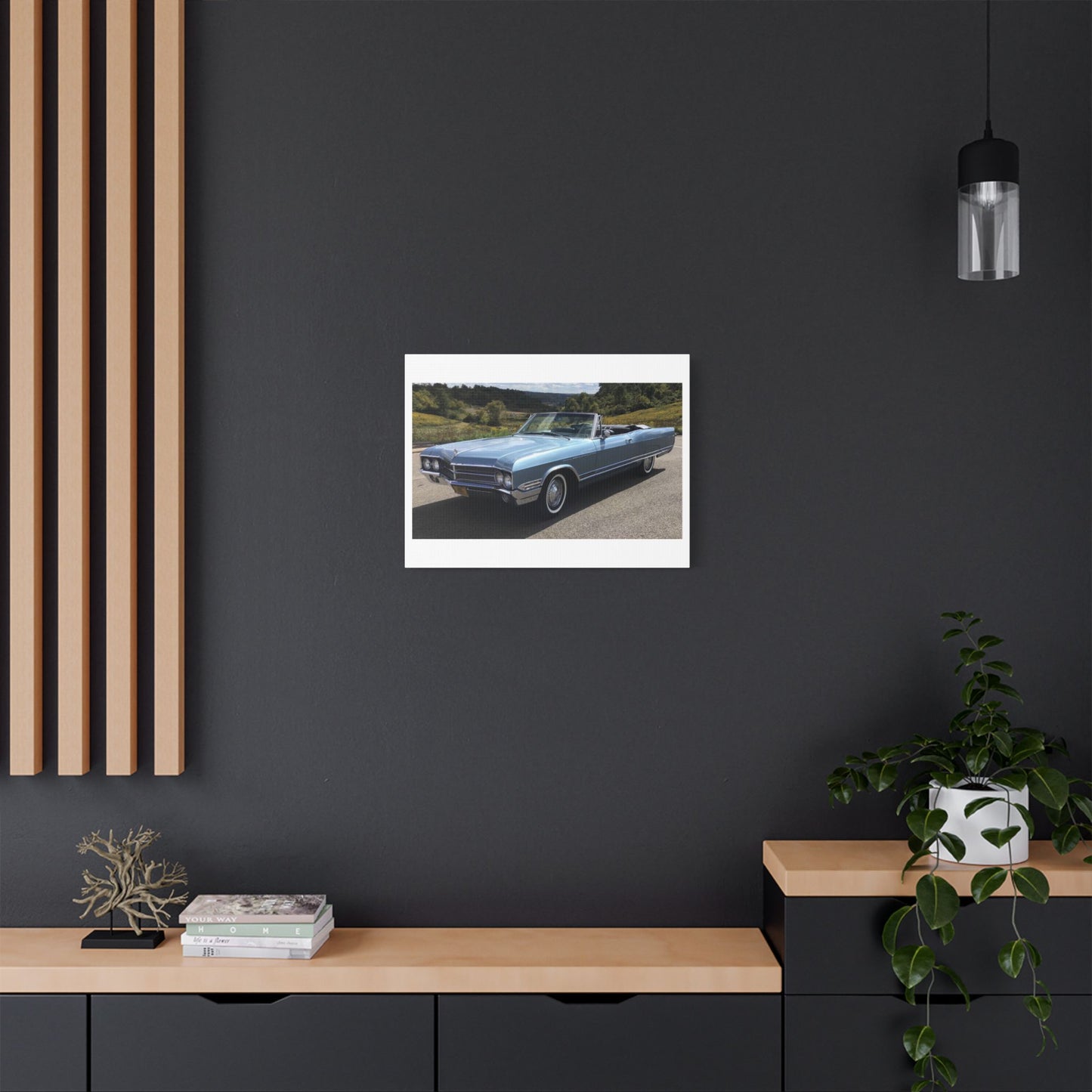 Vintage 1965 Buick Electra 225 Convertible Classic Car Satin Canvas