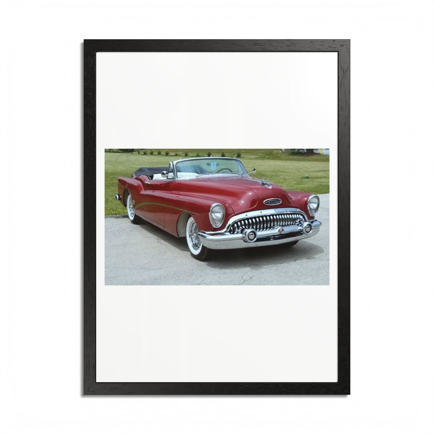 Vintage 1953 Buick Roadmaster Convertible Poster | Framed Poster