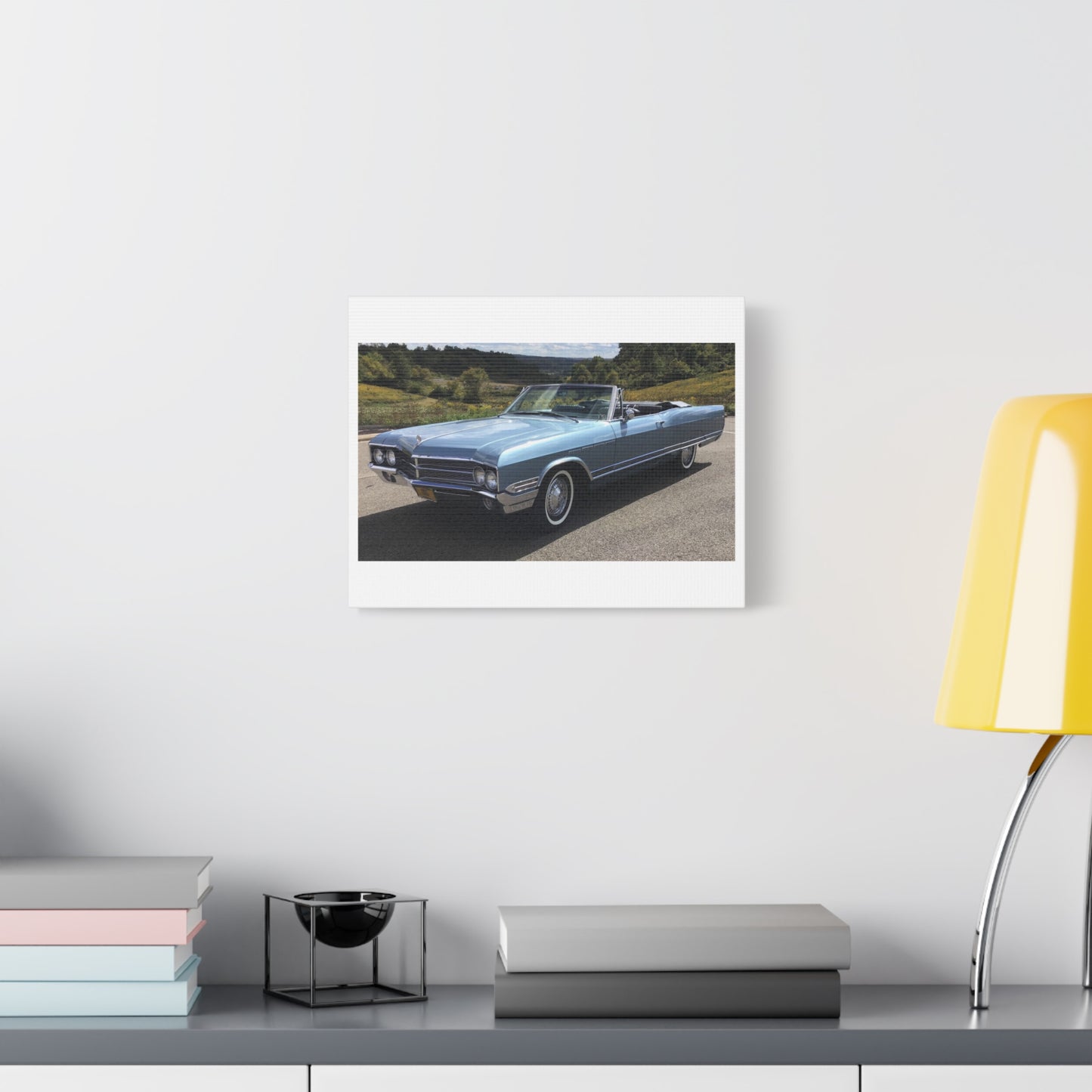 Vintage 1965 Buick Electra 225 Convertible Car Canvas, Matte Stretched Canvas