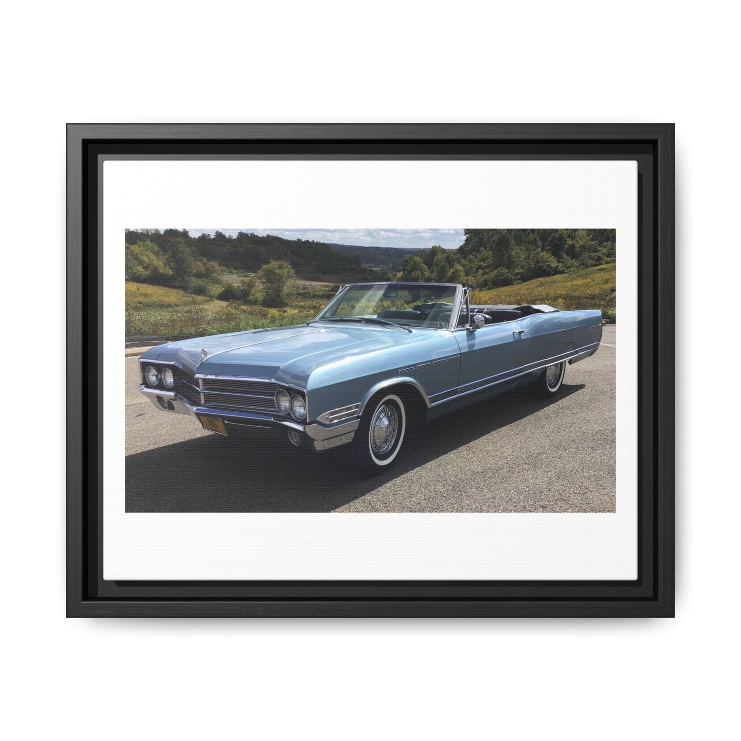 Vintage 1965 Buick Electra 225 Classic Convertible Canvas | Matte Framed Car Wall Art