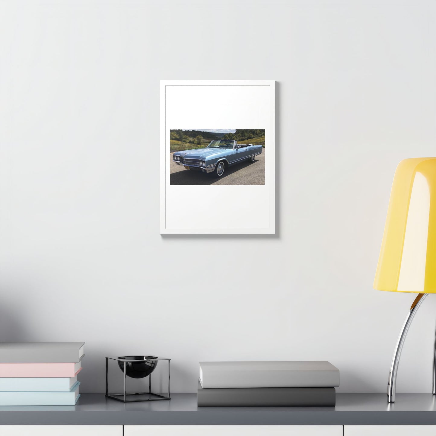 Classic 1965 Buick Electra 225 Convertible Framed Poster | Vintage Automobile Wall Art