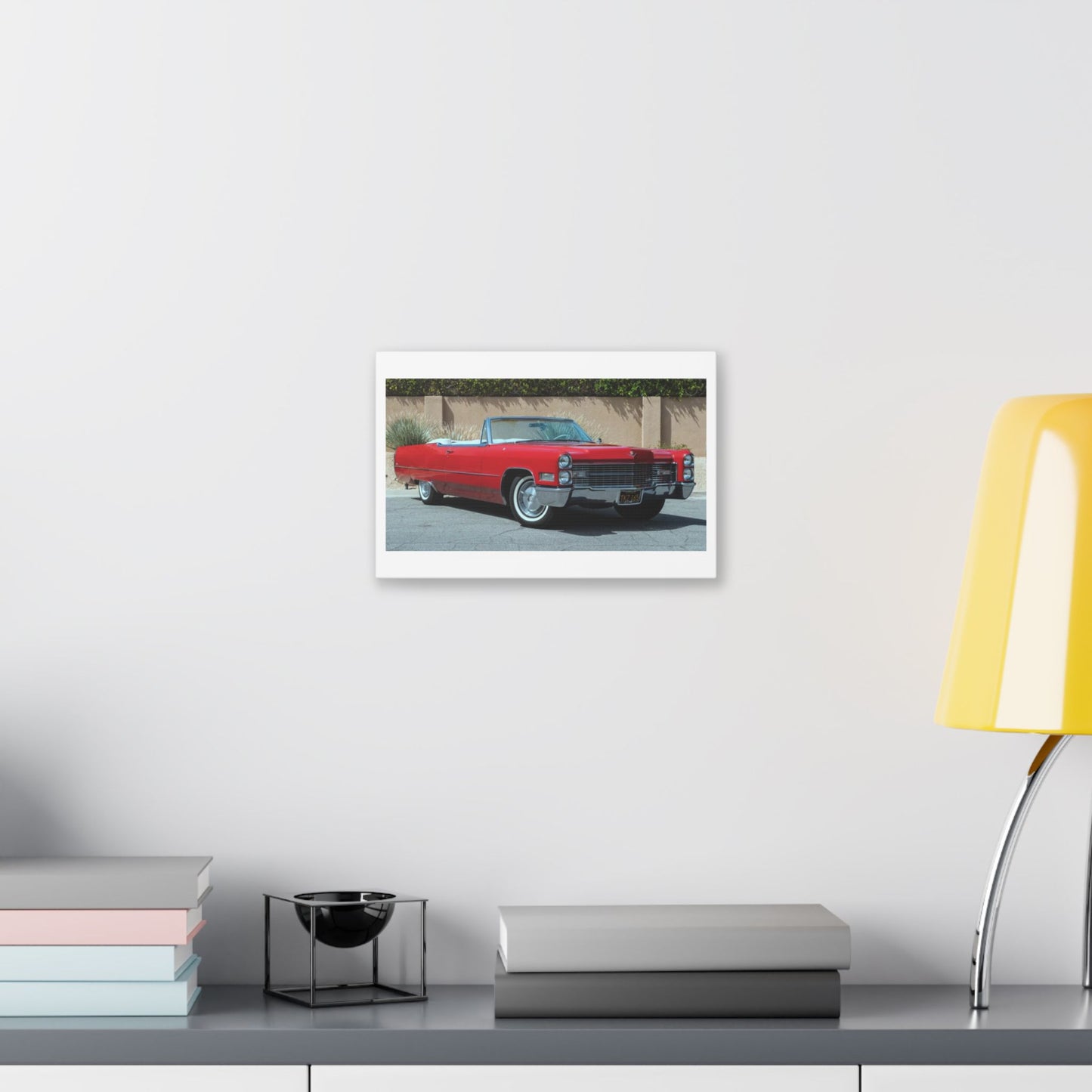 Classic 1966 Cadillac Convertible on Classic Canvas | Vintage Car Wall Art