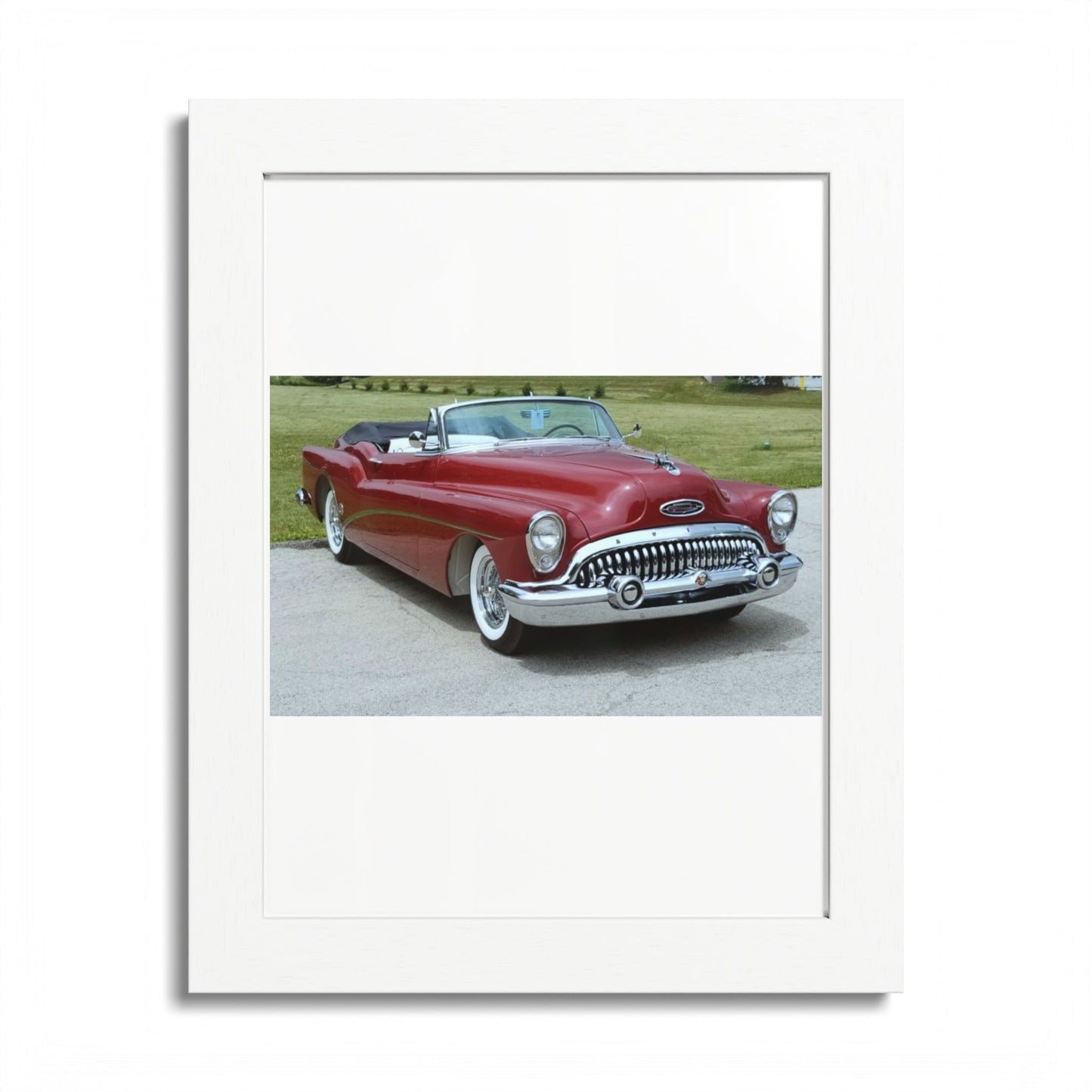 Vintage 1953 Buick Roadmaster Convertible Poster | Framed Poster