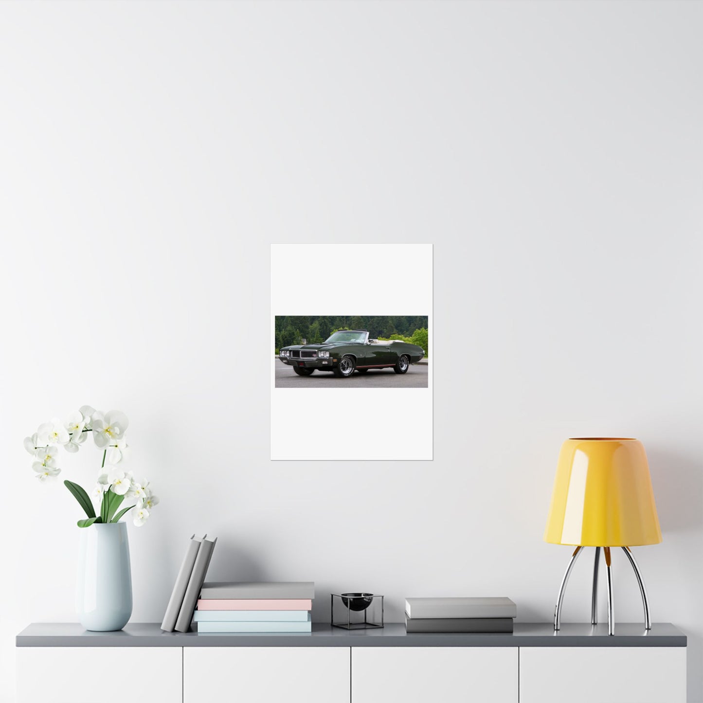 Classic 1970 Buick Skylark Stage 1 Convertible Poster | Satin Poster (210gsm)