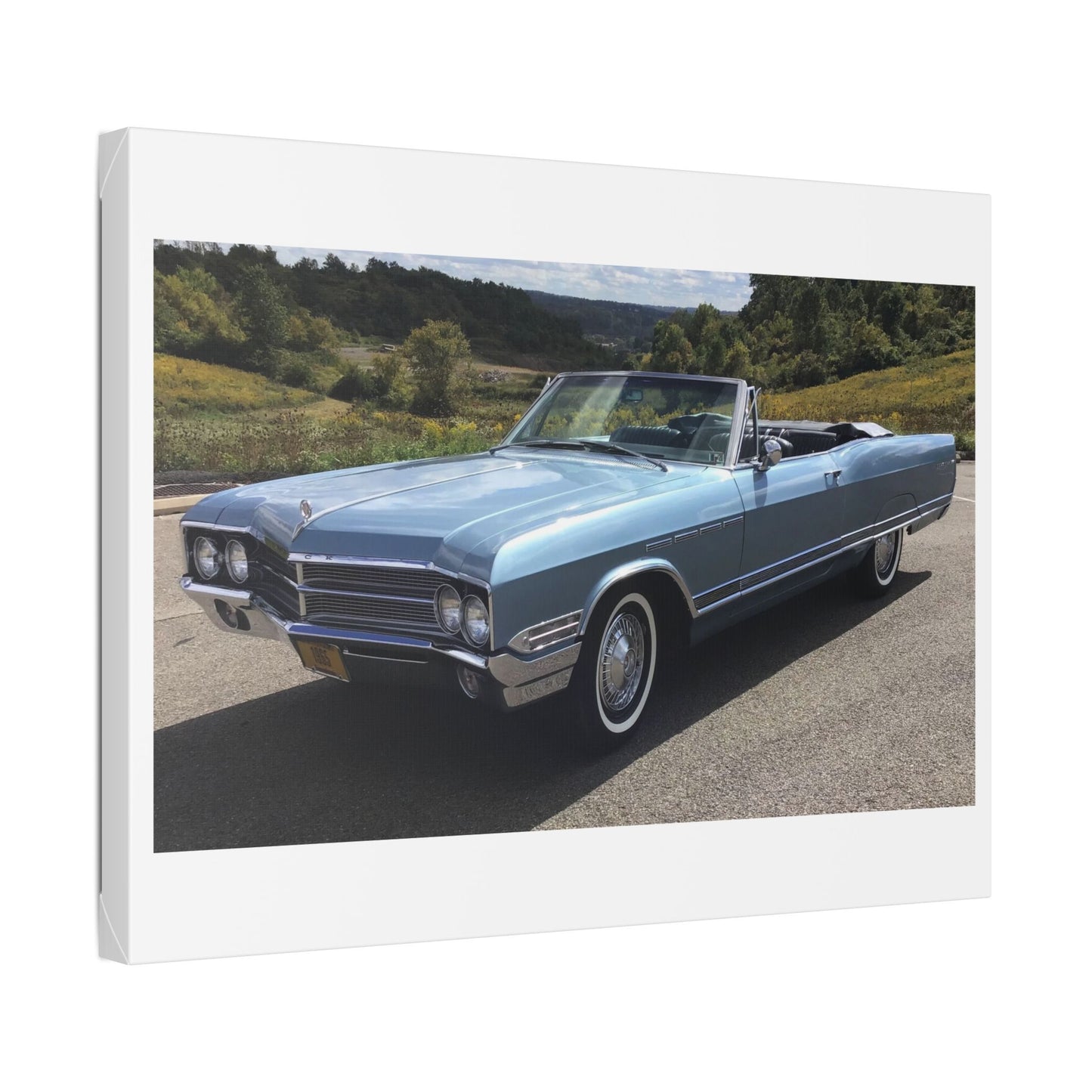 Classic 1965 Buick Electra 225 Convertible Car Canvas | Stretched Canvas Wall Art