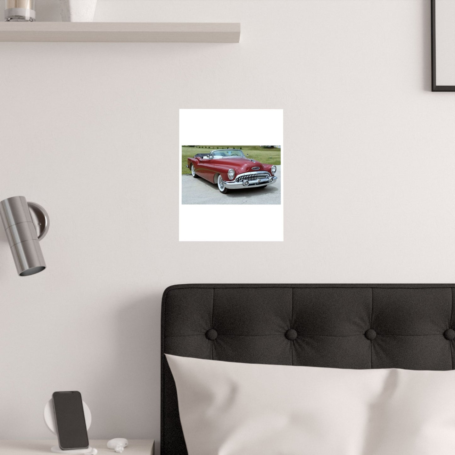 Classic 1953 Buick Roadmaster Convertible  Satin Poster