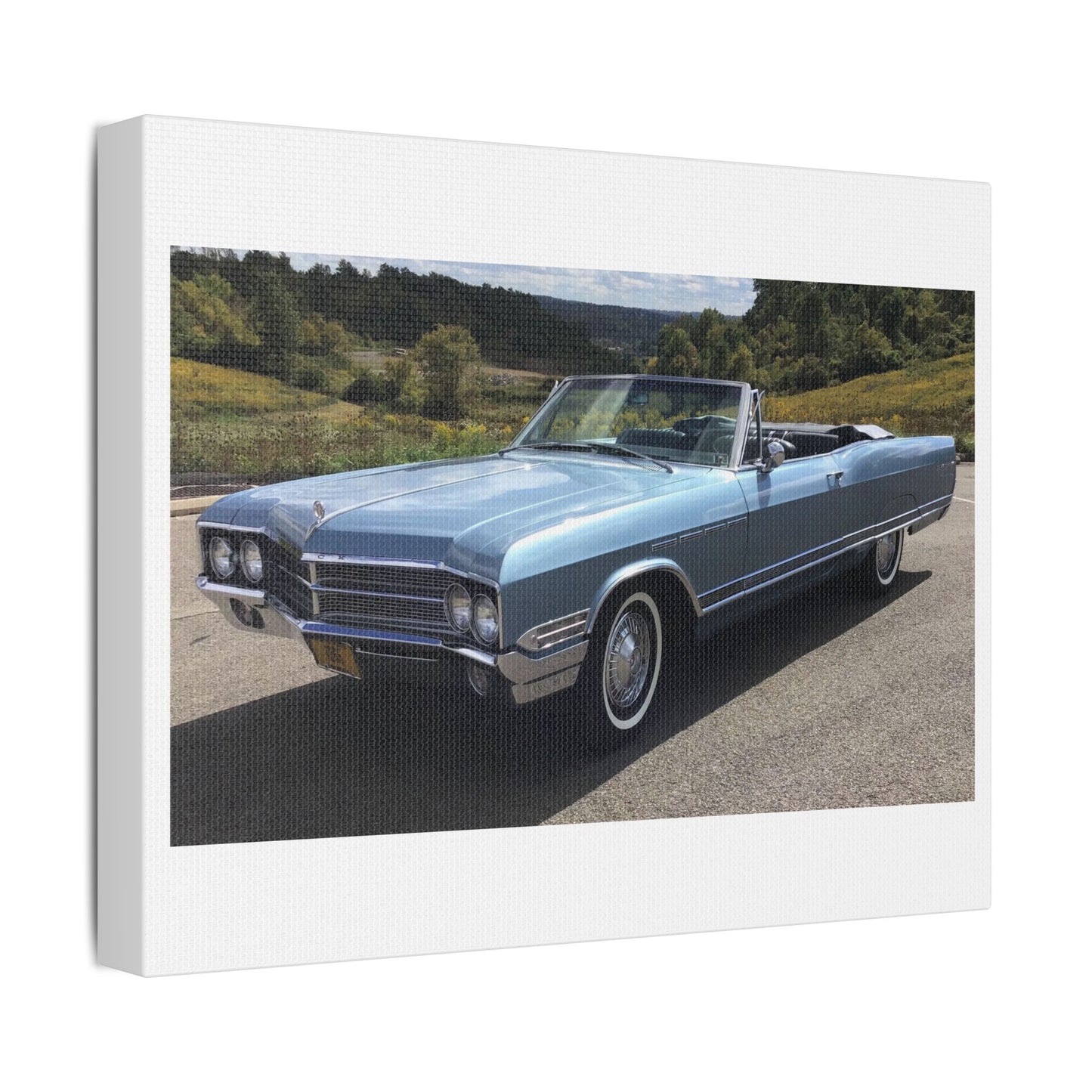 Vintage 1965 Buick Electra 225 Convertible Classic Car Satin Canvas