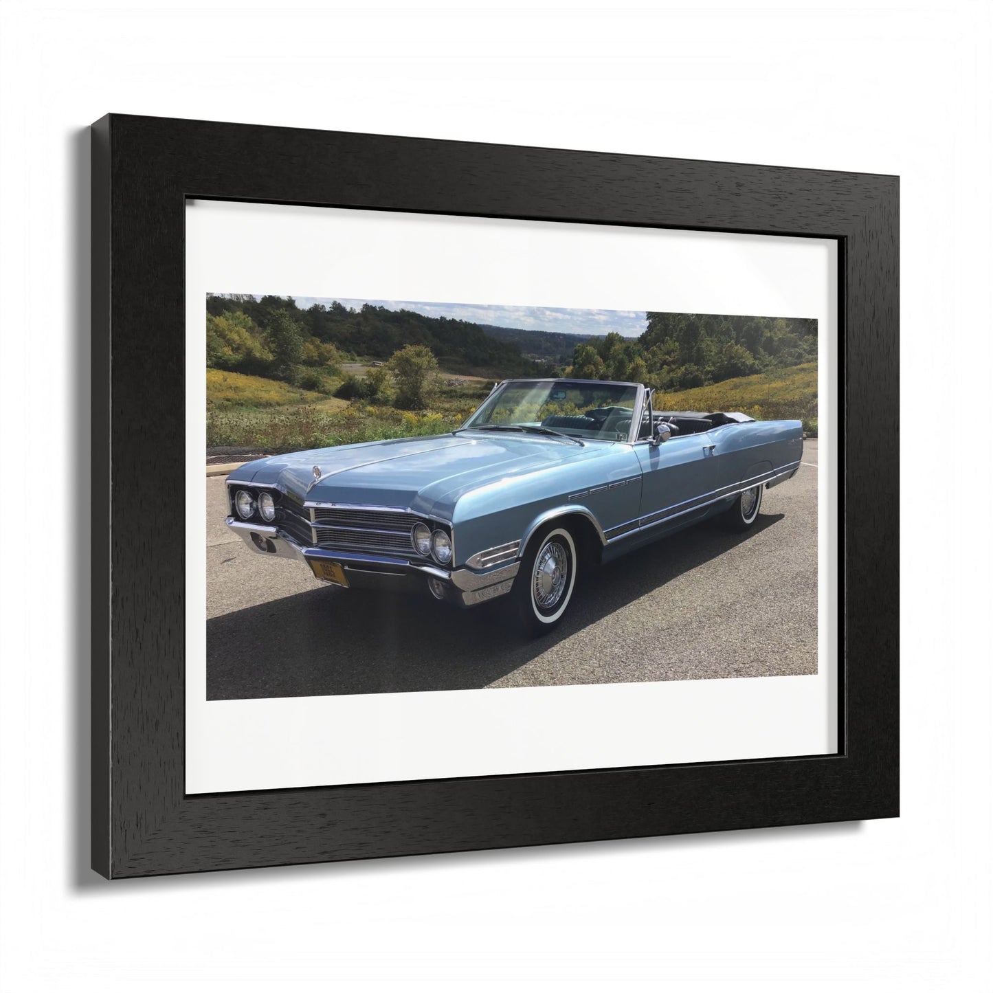 Classic 1965 Buick Electra 225 Convertible Framed Poster | Vintage Automobile Wall Art