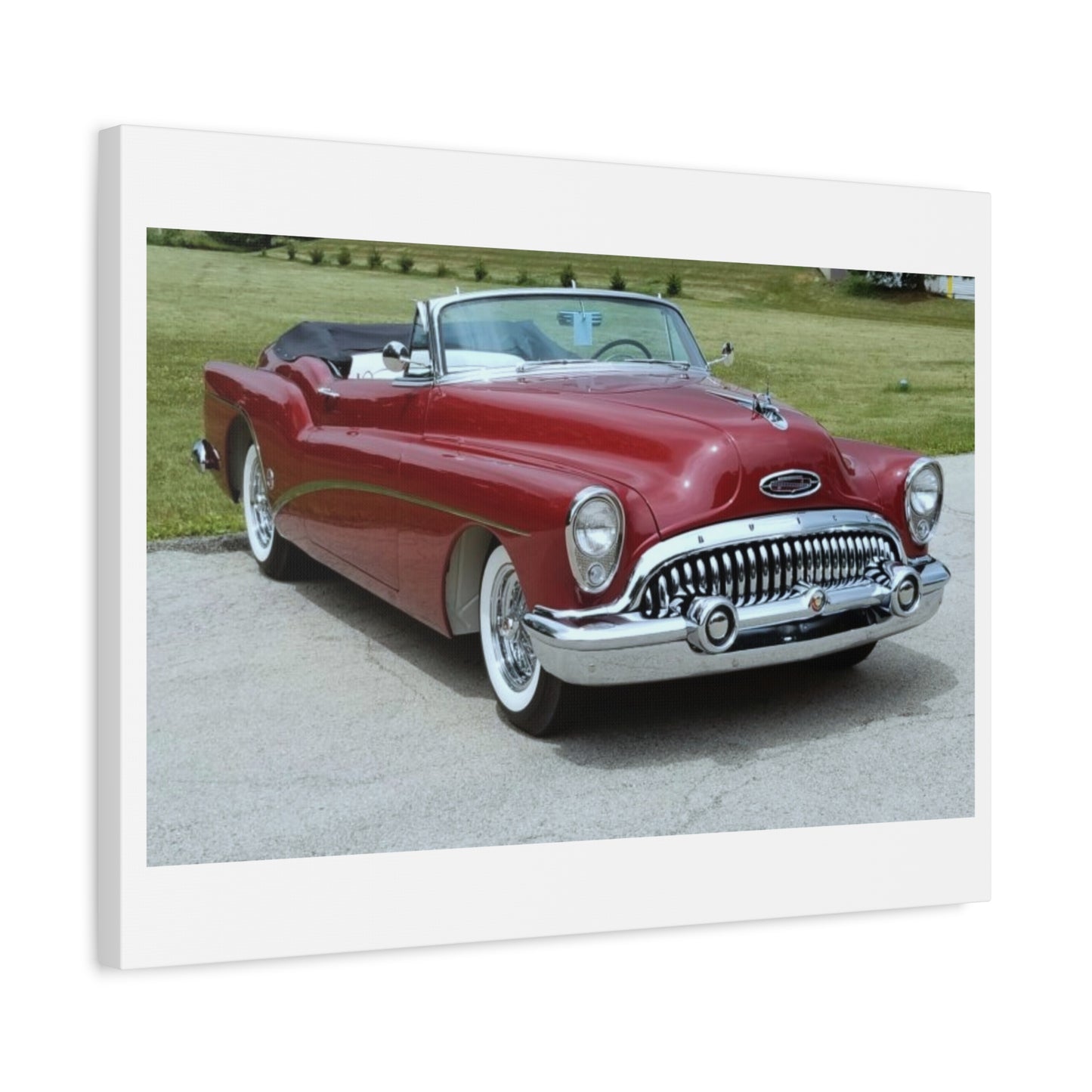 Classic 1953 Buick Roadmaster Convertible Canvas | Vintage Car Wall Art, Matte Stretched Canvas
