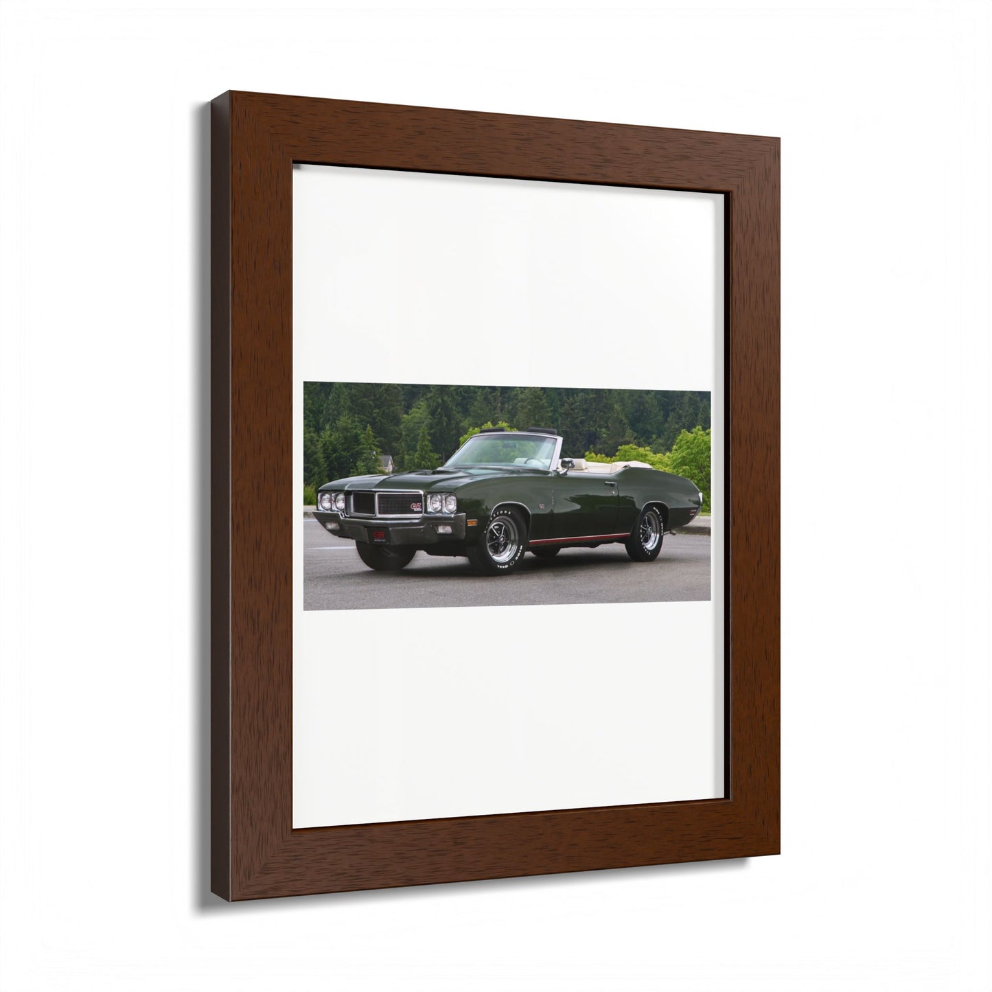 Classic 1970 Buick Skylark GS455 Stage 1 Muscle Car Convertible Framed Poster | Automotive Wall Art
