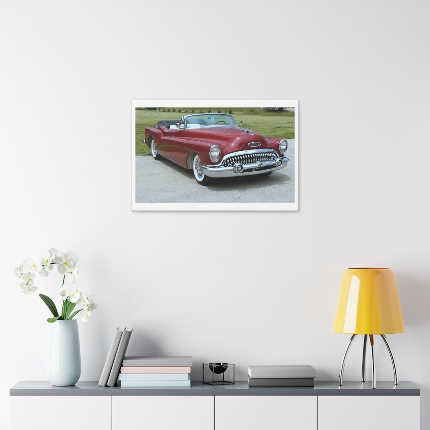 Classic 1953 Buick Roadmaster Convertible Canvas | Vintage Automobile Wall Art