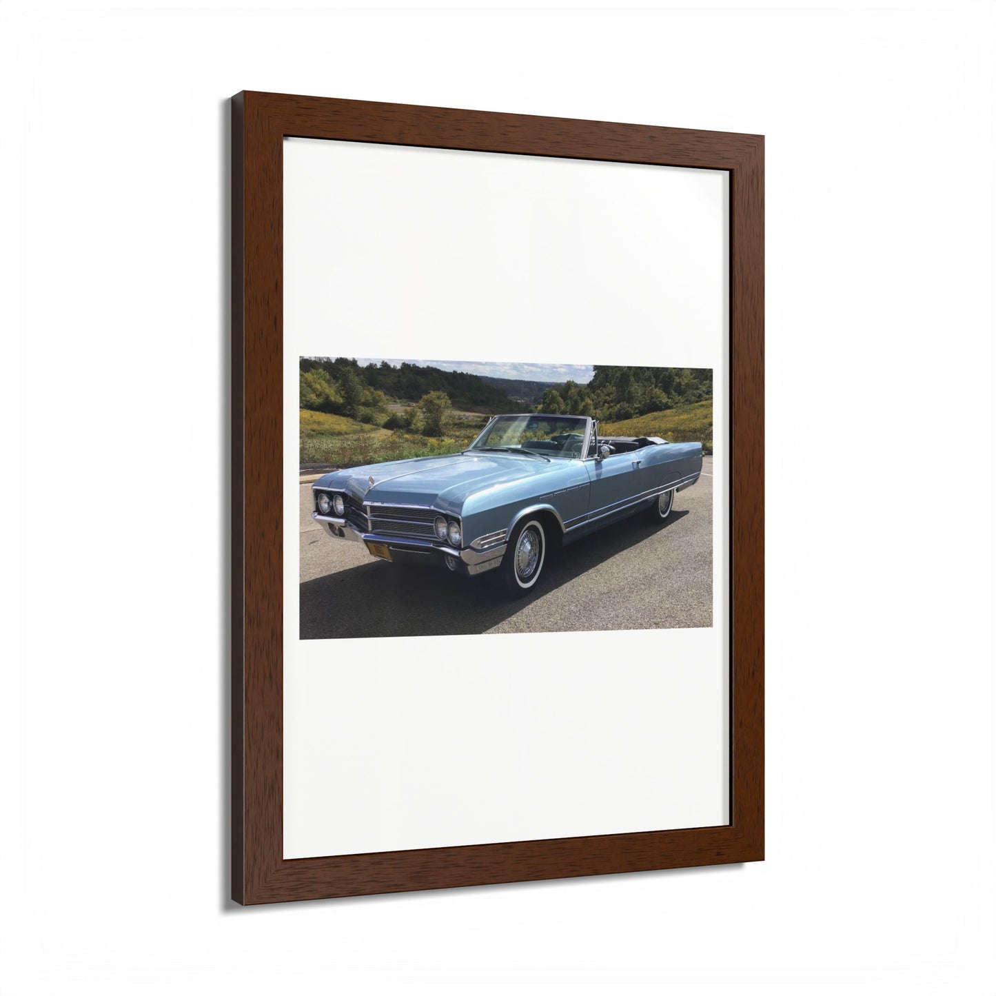 Classic 1965 Buick Electra 225 Convertible Framed Poster | Vintage Automobile Wall Art