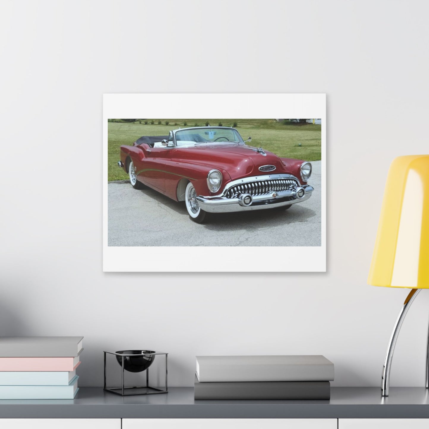 Classic 1953 Buick Roadmaster Convertible Canvas | Vintage Automobile Wall Art