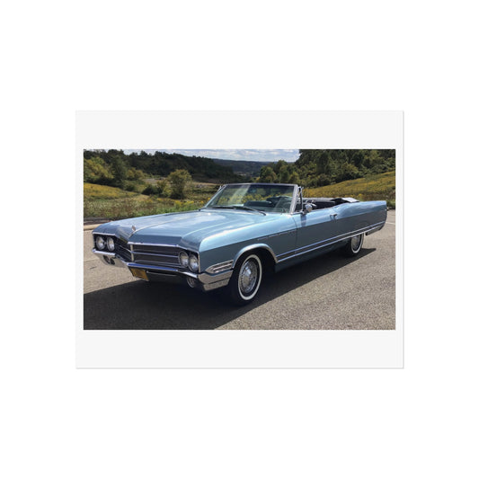 Classic 1965 Buick Electra 225 Convertible Car Poster | Vintage Automobile Fine Art Print