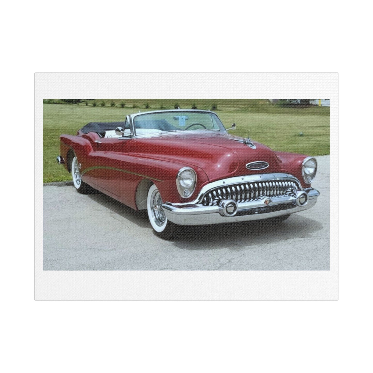 Vintage 1953 Buick Roadmaster Convertible Satin Canvas